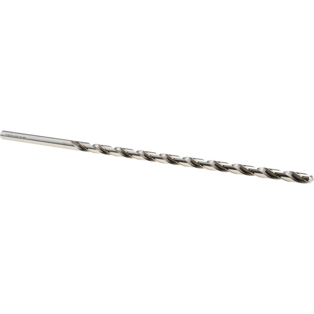 Precision Twist Drill 5999869 Extra Length Drill Bit 7/16" Dia, 118 ° Point, High Speed Steel