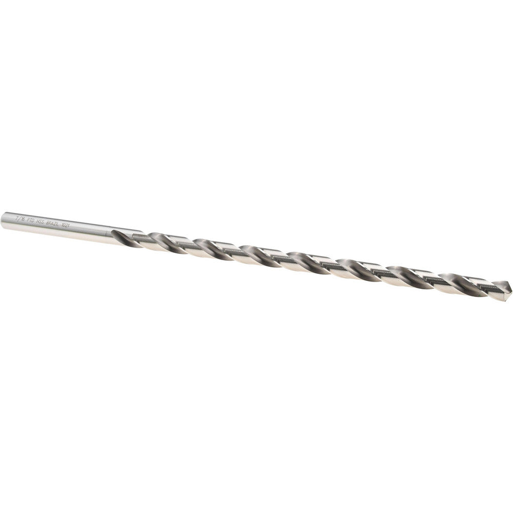 Precision Twist Drill 5999969 Extra Length Drill Bit 7/16" Dia, 118 ° Point, High Speed Steel