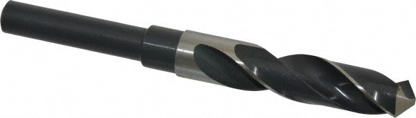 Precision Twist Drill 5999527 Reduced Shank Drill Bit 45/64'' Dia, 1/2'' Shank Dia, 118 °, High Speed Steel