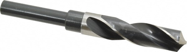 Precision Twist Drill 5999584 Reduced Shank Drill Bit 49/64'' Dia, 1/2'' Shank Dia, 118 °, High Speed Steel
