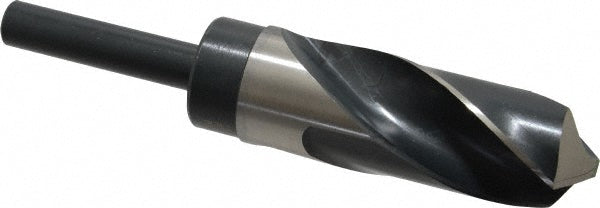 Precision Twist Drill 5999852 Reduced Shank Drill Bit 1-1/4'' Dia, 1/2'' Shank Dia, 118 °, High Speed Steel