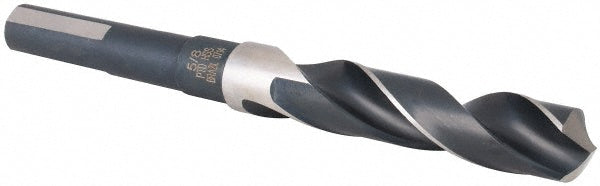 Precision Twist Drill 6000021 Reduced Shank Drill Bit 5/8'' Dia, 1/2'' Shank Dia, 118 °, High Speed Steel