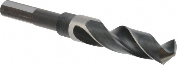 Precision Twist Drill 6000188 Reduced Shank Drill Bit 47/64'' Dia, 1/2'' Shank Dia, 118 °, High Speed Steel