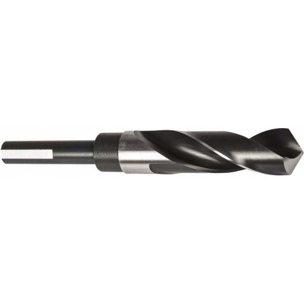 Precision Twist Drill 5999543 Reduced Shank Drill Bit 1-1/2'' Dia, 1/2'' Shank Dia, 118 °, High Speed Steel