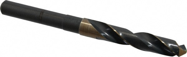 Precision Twist Drill 6000413 Reduced Shank Drill Bit 37/64'' Dia, 1/2'' Shank Dia, 118 °, Cobalt