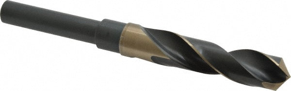 Precision Twist Drill 6000428 Reduced Shank Drill Bit 45/64'' Dia, 1/2'' Shank Dia, 118 °, Cobalt