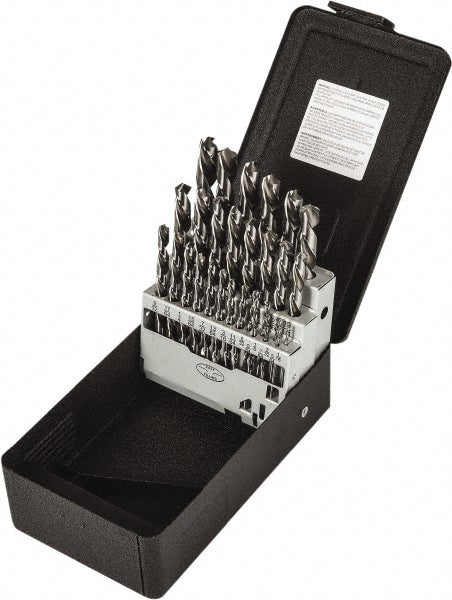 Precision Twist Drill 5995612 Drill Bit Set Jobber Length Drill Bits, 118 °, High Speed Steel