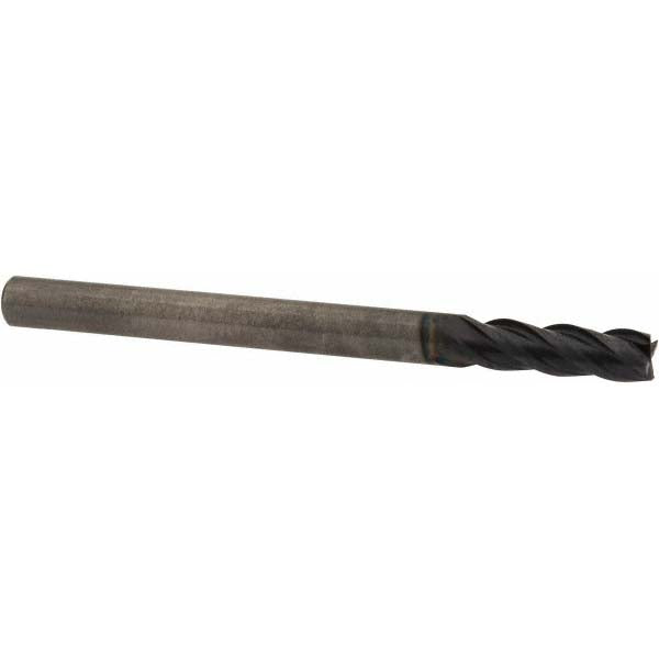 OSG HP441-1181 Square End Mill 0.1181'' Dia, 0.3937'' LOC, 4 Flutes, Solid Carbide