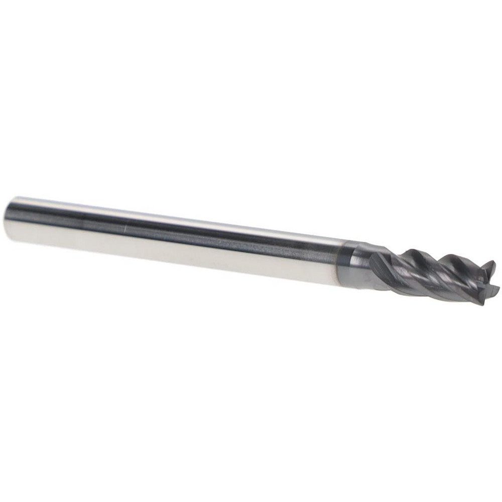 Iscar 5622763 Roughing & Finishing End Mill 1/8" Dia, 4 Flute, Corner Chamfer End, Solid Carbide