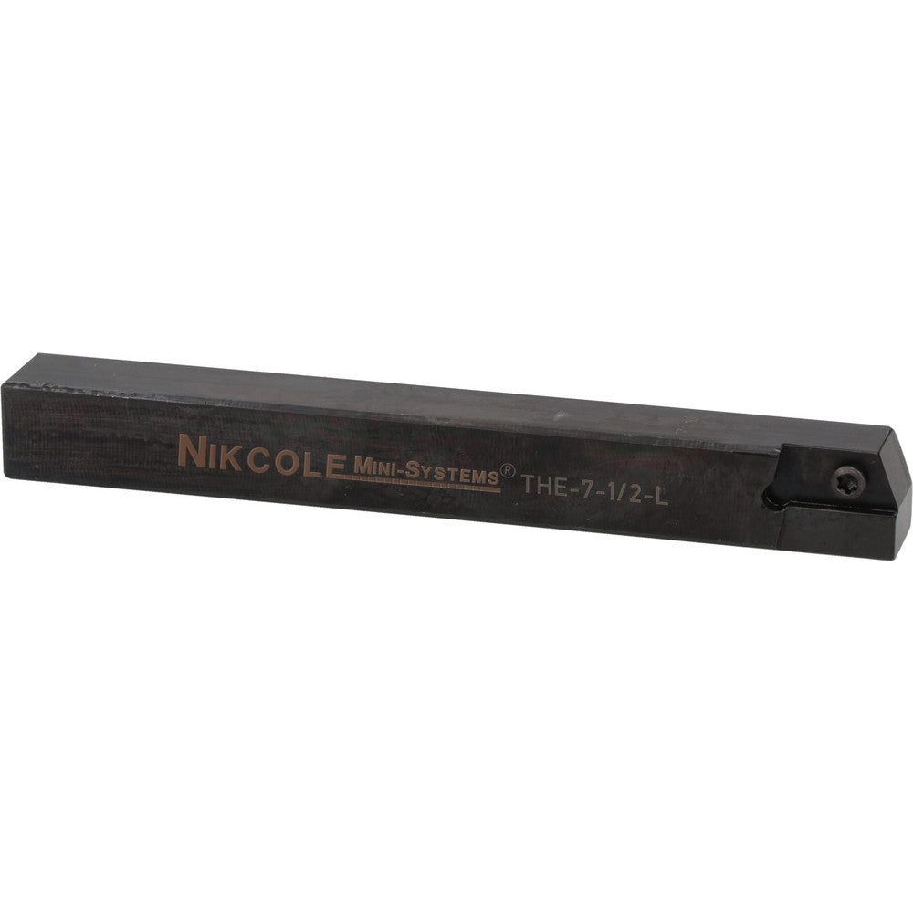 Nikcole Mini-Systems THE-7-1/2LH.500 Indexable Grooving-Cutoff Toolholder THE-7-1/2 LH .500SQ, Left Hand