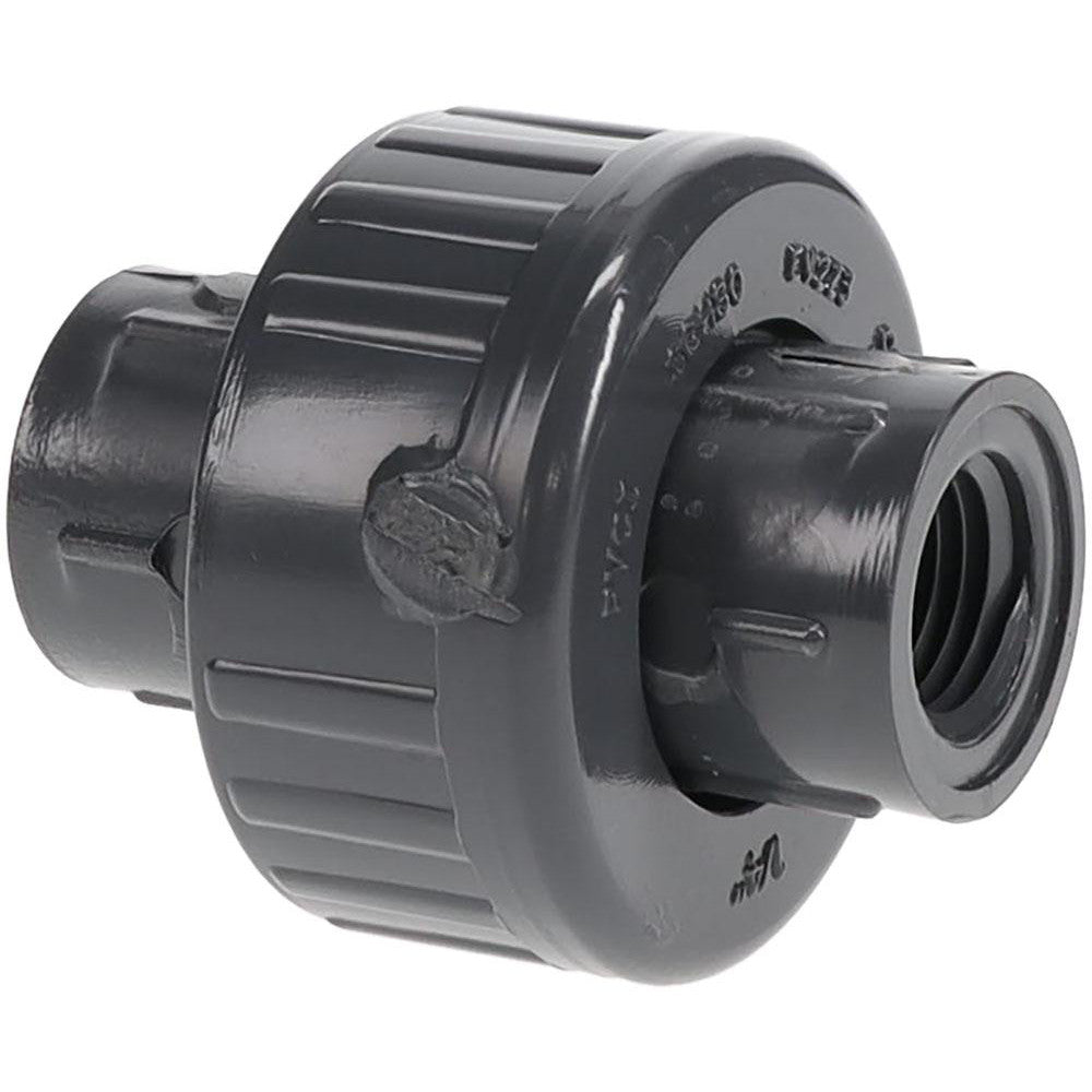 Value Collection 898-002 1/4" PVC Plastic Pipe Union with EPDM O-Ring