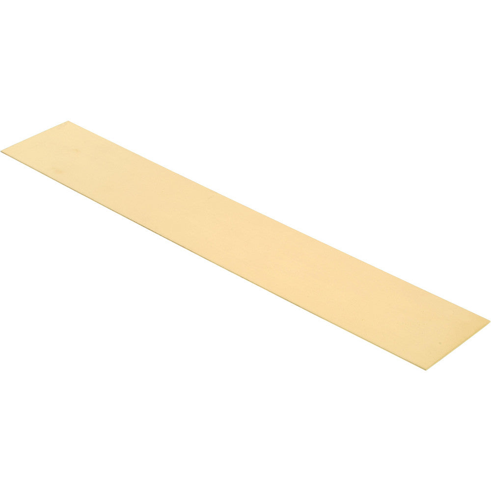 Select 8244 0.032 Inch Thick x 2 Inch Wide x 12 Inch Long, Brass Strip