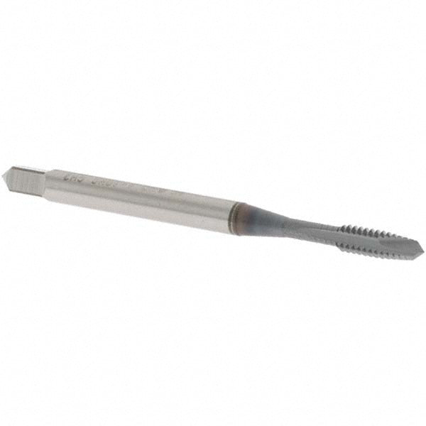 OSG 1730008 Spiral Point Tap #4-40 UNC, 2 Flutes, Plug, 2B/3B Class of Fit, Vanadium High Speed Steel, TiCN Coated