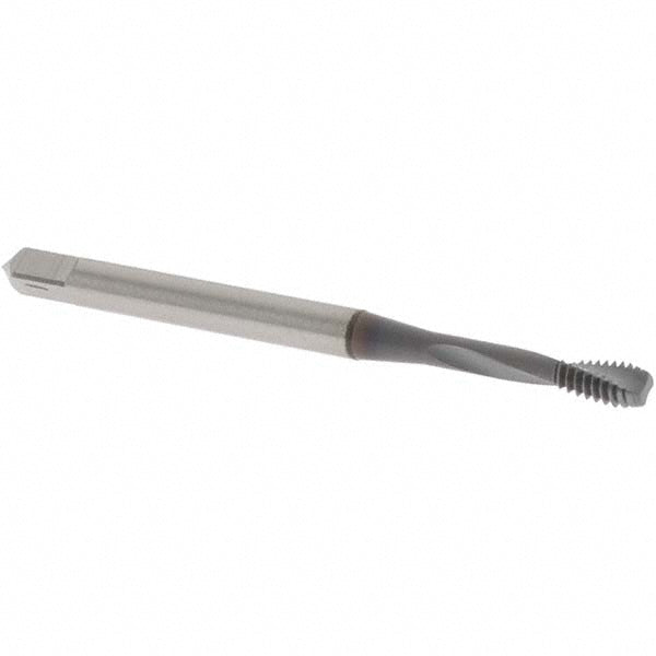 OSG 1752108 Spiral Flute Tap #5-40 UNC, 2 Flutes, Modified Bottoming, 2B/3B Class of Fit, Powdered Metal, TICN Coated