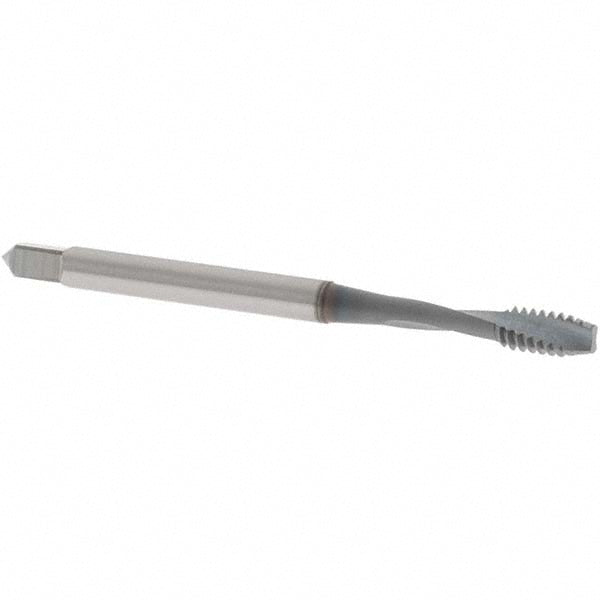 OSG 1754508 Spiral Flute Tap #6-32 UNC, 2 Flutes, Modified Bottoming, Powdered Metal, TICN Coated