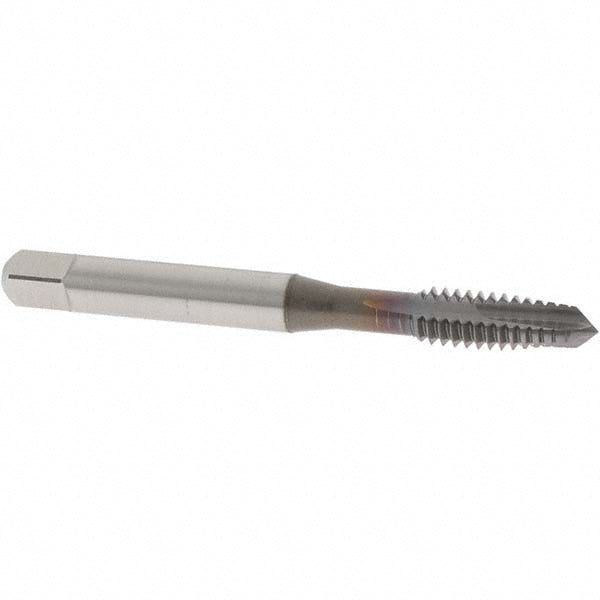 OSG 1757608 Spiral Point Tap 1/4-20 UNC, 3 Flutes, Plug, 3B Class of Fit, Powdered Metal, TiCN Coated