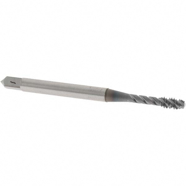 OSG 1722008 Spiral Flute Tap #4-40 UNC, 3 Flutes, Modified Bottoming, Vanadium High Speed Steel, TICN Coated