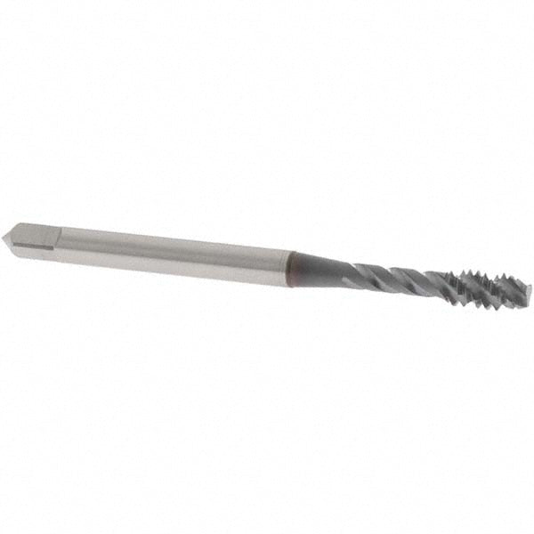 OSG 1722208 Spiral Flute Tap #6-32 UNC, 3 Flutes, Modified Bottoming, Vanadium High Speed Steel, TICN Coated
