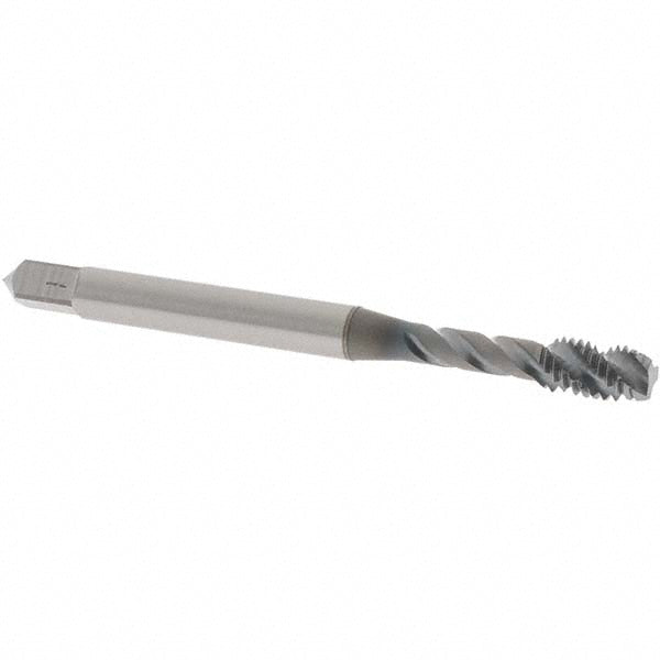 OSG 1722508 Spiral Flute Tap #10-32 UNF, 3 Flutes, Modified Bottoming, Vanadium High Speed Steel, TICN Coated