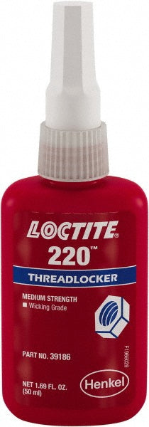 Loctite 645093 Threadlocker Blue, Liquid, 50 mL, Bottle