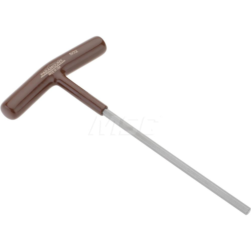 Paramount PAR35209 Hex Key 5/32" Hex, Hex End, T-Handle Cushion Grip