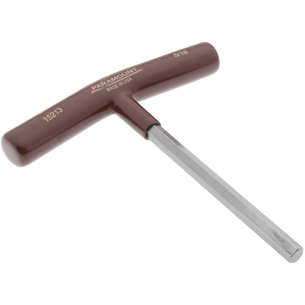 Paramount PAR35213 Hex Key 5/16" Hex, Hex End, T-Handle Cushion Grip