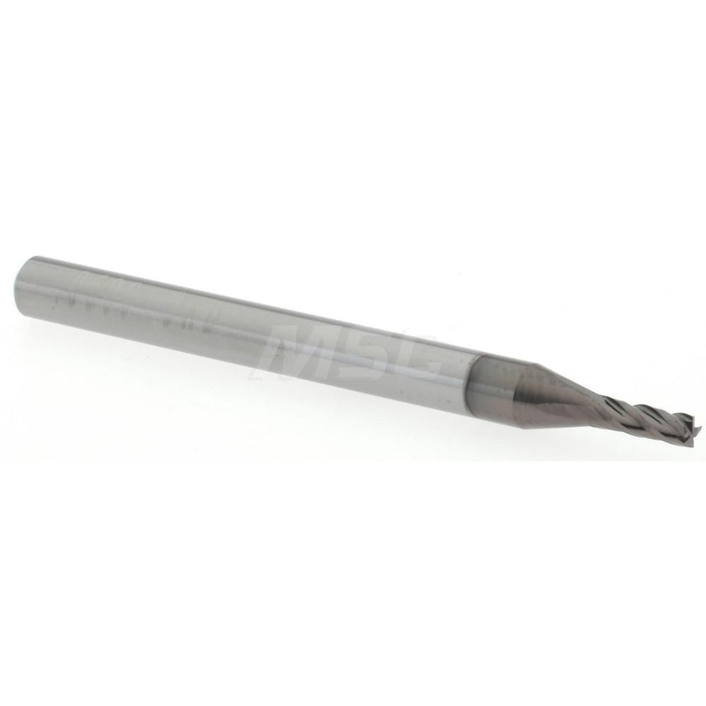 Accupro 14796970 Square End Mill 0.06" Dia, 0.18" LOC, 4 Flutes, Solid Carbide