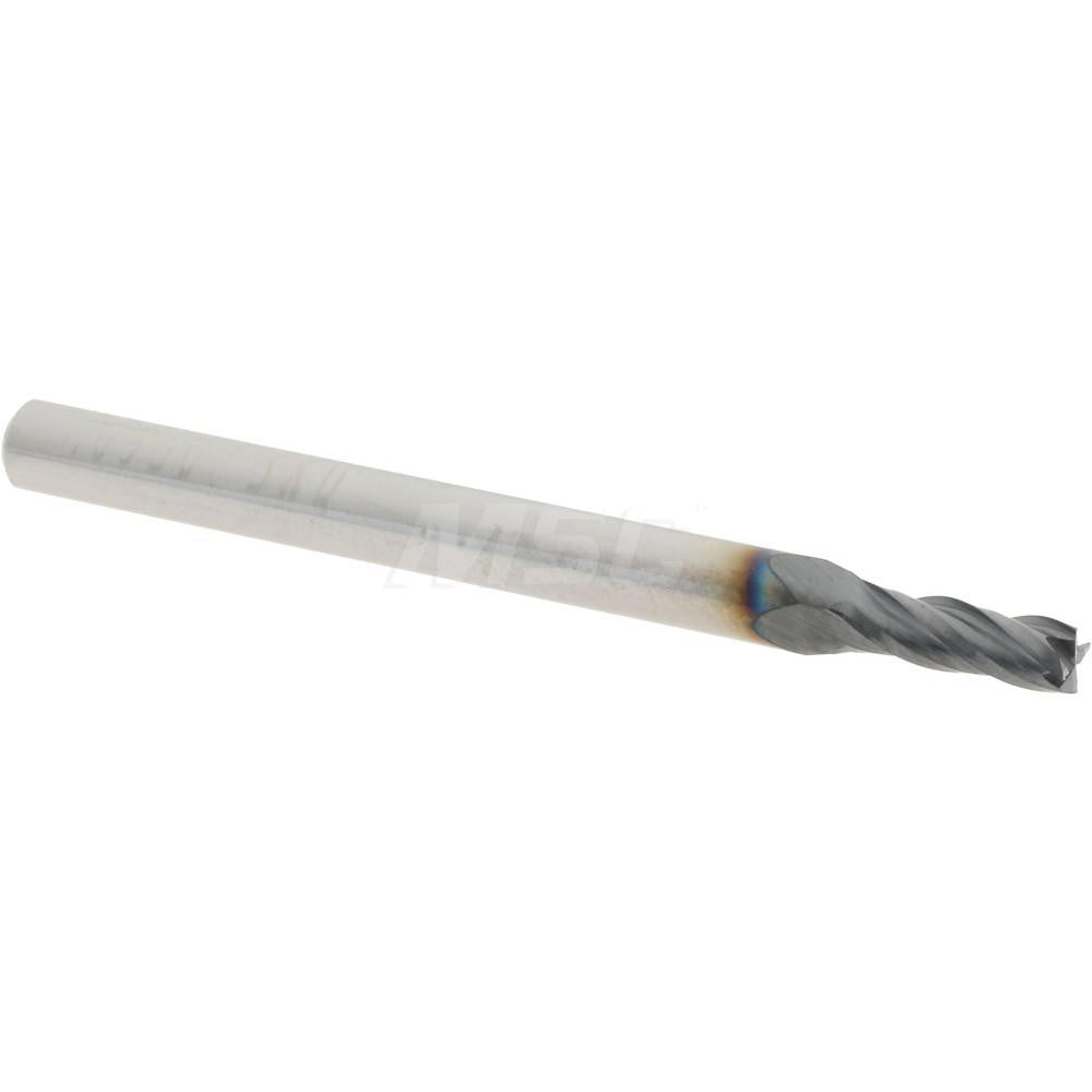 Accupro 14796979 Square End Mill 0.095" Dia, 0.285" LOC, 4 Flutes, Solid Carbide