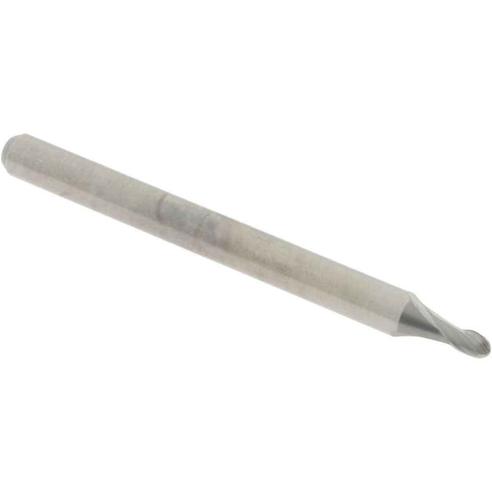 Accupro 12465529 Ball End Mill 0.065" Dia, 0.098" LOC, 2 Flute, Solid Carbide