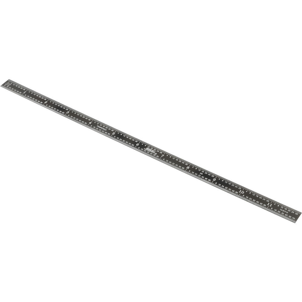 SPI 13-917-0 Steel Rule 12" OAL, 5R Graduation, Flexible, 1/2" OAW
