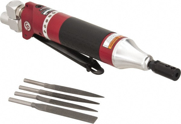 Chicago Pneumatic 6151939705 6 CFM Air Consumption, 7/32 Inch Long Stroke Flat, Half Round, Round and Triangular Air Files