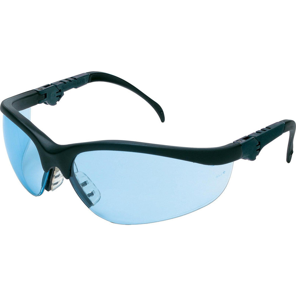 MCR Safety KD313 Safety Glasses Scratch-Resistant, Polycarbonate, Blue Lenses, Full-Framed