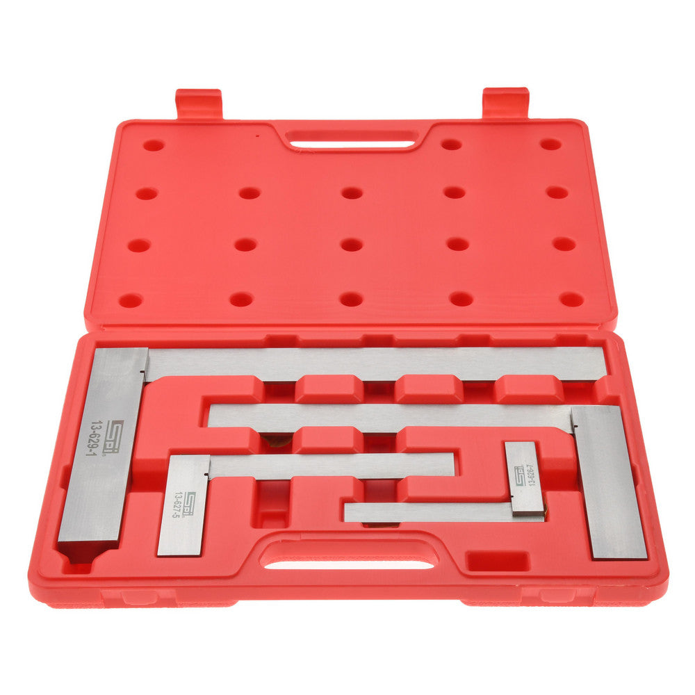 SPI ASS5534 4 Piece, 3, 4, 5-1/2, 7-1/2 Inch Base Length, 4, 6, 9, 12 Inch Blade Length, Square Set