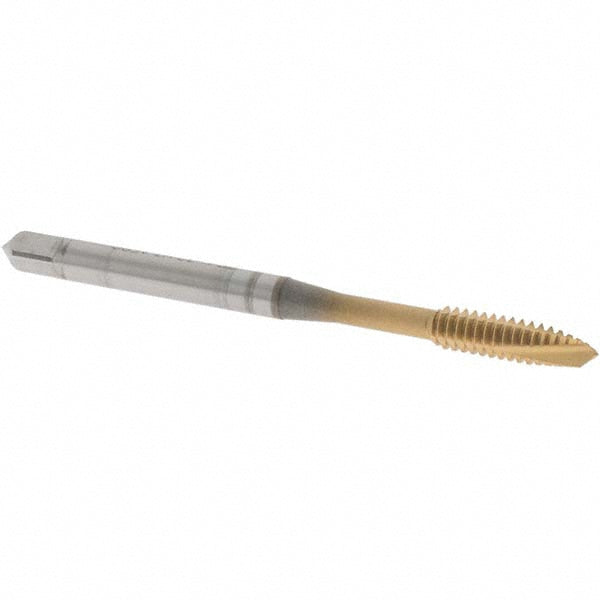 OSG 1101500405 Spiral Point Tap #6-32 UNC, 3 Flutes, Plug Chamfer, 2B Class of Fit, HSS-E-PM, TiN Coated