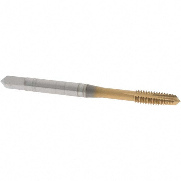 OSG 1101500905 Spiral Point Tap #8-32 UNC, 3 Flutes, Plug Chamfer, 2B Class of Fit, HSS-E-PM, TiN Coated