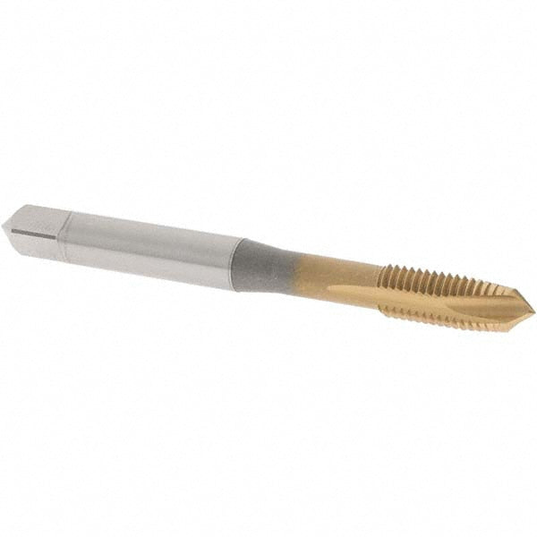 OSG 1101502405 Spiral Point Tap 1/4-28 UNF, 3 Flutes, Plug Chamfer, HSS-E-PM, TiN Coated