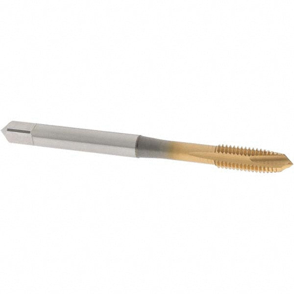 OSG 1111500605 Spiral Point Tap M5x0.8 Metric, 3 Flutes, Plug Chamfer, HSS-E-PM, TiN Coated