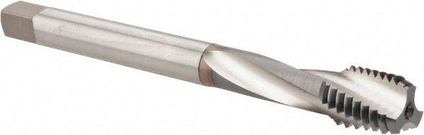 OSG 1301301308 Spiral Flute Tap 1/2-13, UNC, 3 Flute, Bottoming Chamfer, 2B Class of Fit, Vanadium High-Speed Steel, TiCN Finish