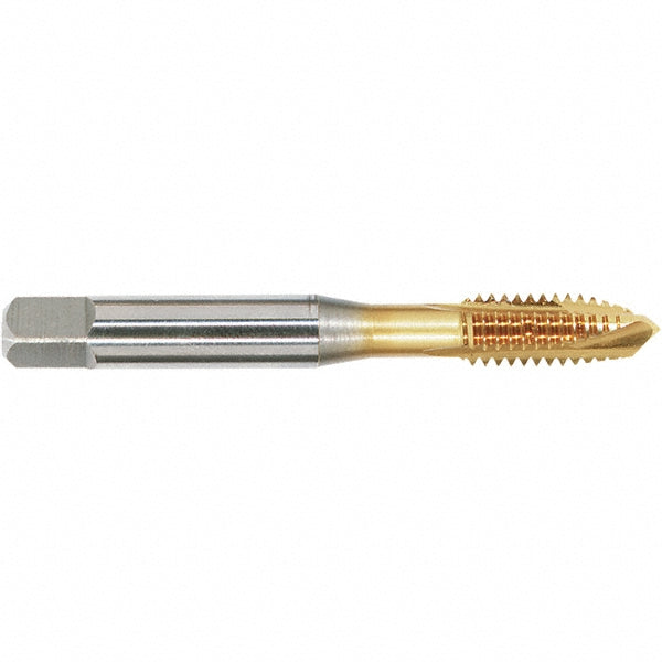OSG 1742205 Spiral Point Tap #10-32 UNF, 3 Flutes, Plug, Vanadium High Speed Steel, TiN Coated