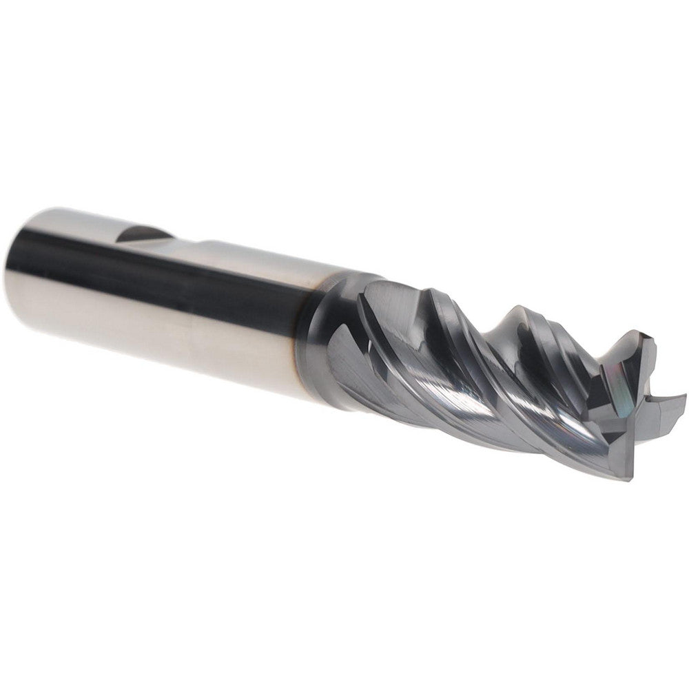 Iscar 5622439 Corner Chamfer End Mill 5/8" Dia, 1-1/4" LOC, 4 Flute, 0.0240" Chamfer Width, Solid Carbide