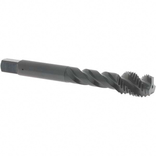 OSG 2949001 Spiral Flute Tap 7/16-20, UNF, 3 Flute, Modified Bottoming Chamfer, 3B Class of Fit, Vanadium High-Speed Steel, Oxide Finish