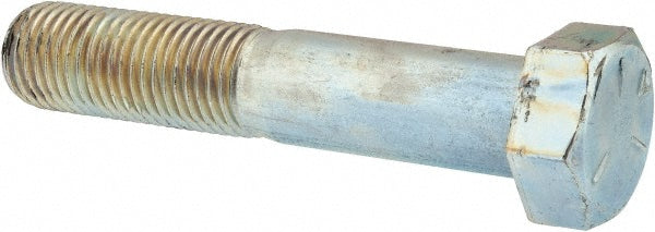 HHCS Made In USA MSC79458857-1 Hex Head Cap Screw 1-1/4 - 7 x 6-1/2", Grade 5 Steel, Zinc-Plated