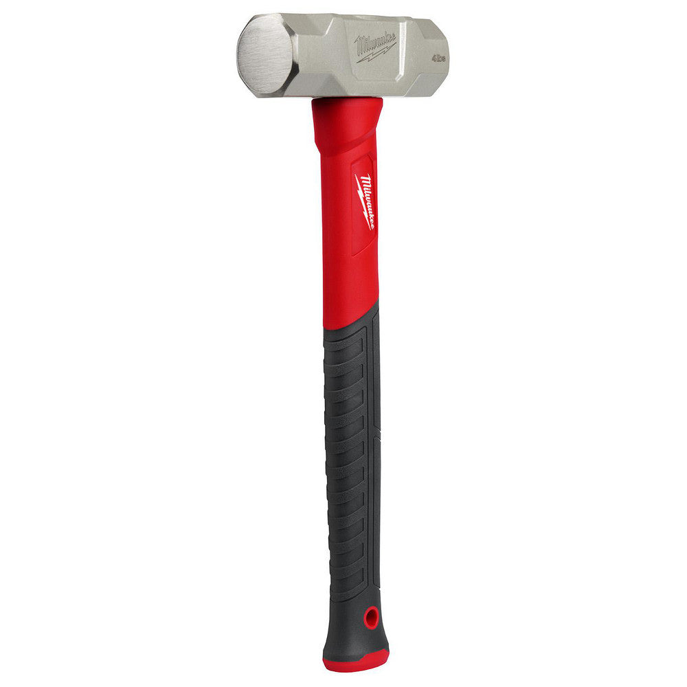 Milwaukee Tool 48-22-9314 Trade Hammers Head Weight (Oz) 64 Head Material Forged Steel Face Diameter 1.8in Non-Sparking Yes Handle Color Black Red Handle Length 13.2in