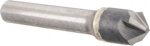 Hertel 334-006080 Countersink 1/2" Head Dia, 100.00 deg Included Angle, 4 Flute, Solid Carbide, Right Hand Cut