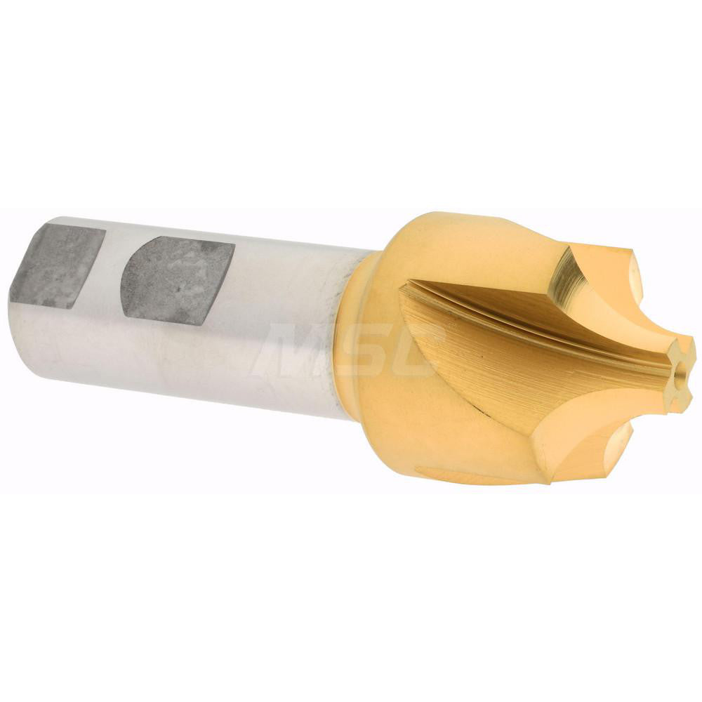 Hertel 23098 Corner Rounding End Mill 1/2" Radius, 1-1/2" Dia, 4 Flutes, High Speed Steel