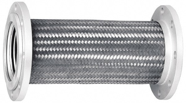 Mason Ind. FFL 4"X12" 4" Pipe, Braided Stainless Steel Single Arch Hose Pipe Expansion Joint