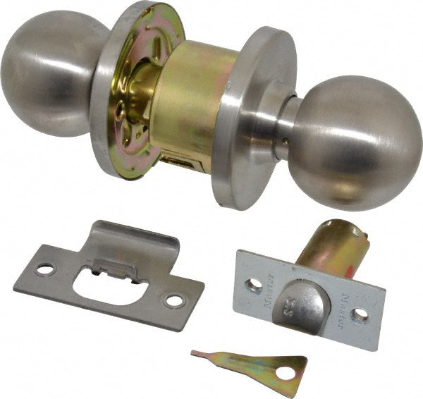 Master Lock BLC0432D Up to 1-3/4" Door Thickness, Brushed Chrome Passage Knob Lockset