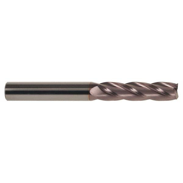 Kyocera SGS Precision Tools 31743 Square End Mill 1/2" Dia, 2" LOC, 4 Flute, Solid Carbide