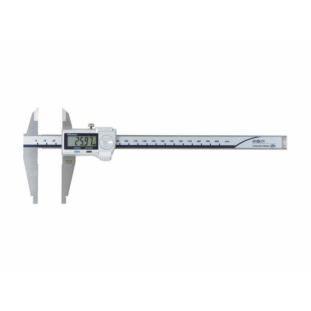 Mitutoyo 551-341-20 Electronic Caliper 300.00 mm, 12", 0.01 mm, 0.0005" Resolution, +/-0.03 mm, +/-0.0020" Accuracy, Data Output, Stainless Steel