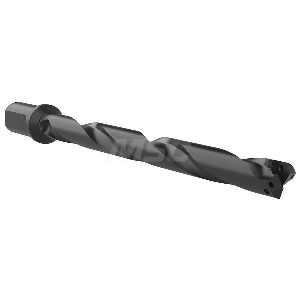 Allied Machine and Engineering 25020H-125F Indexable Spade Drill 31/32 to 1-3/8" Dia, 11-3/8" Max Depth, Helical Flute
